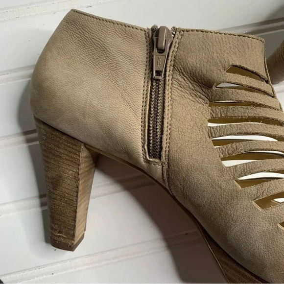 Paul Green Peep Toe Caged Pump Booties - Picture 3 of 11